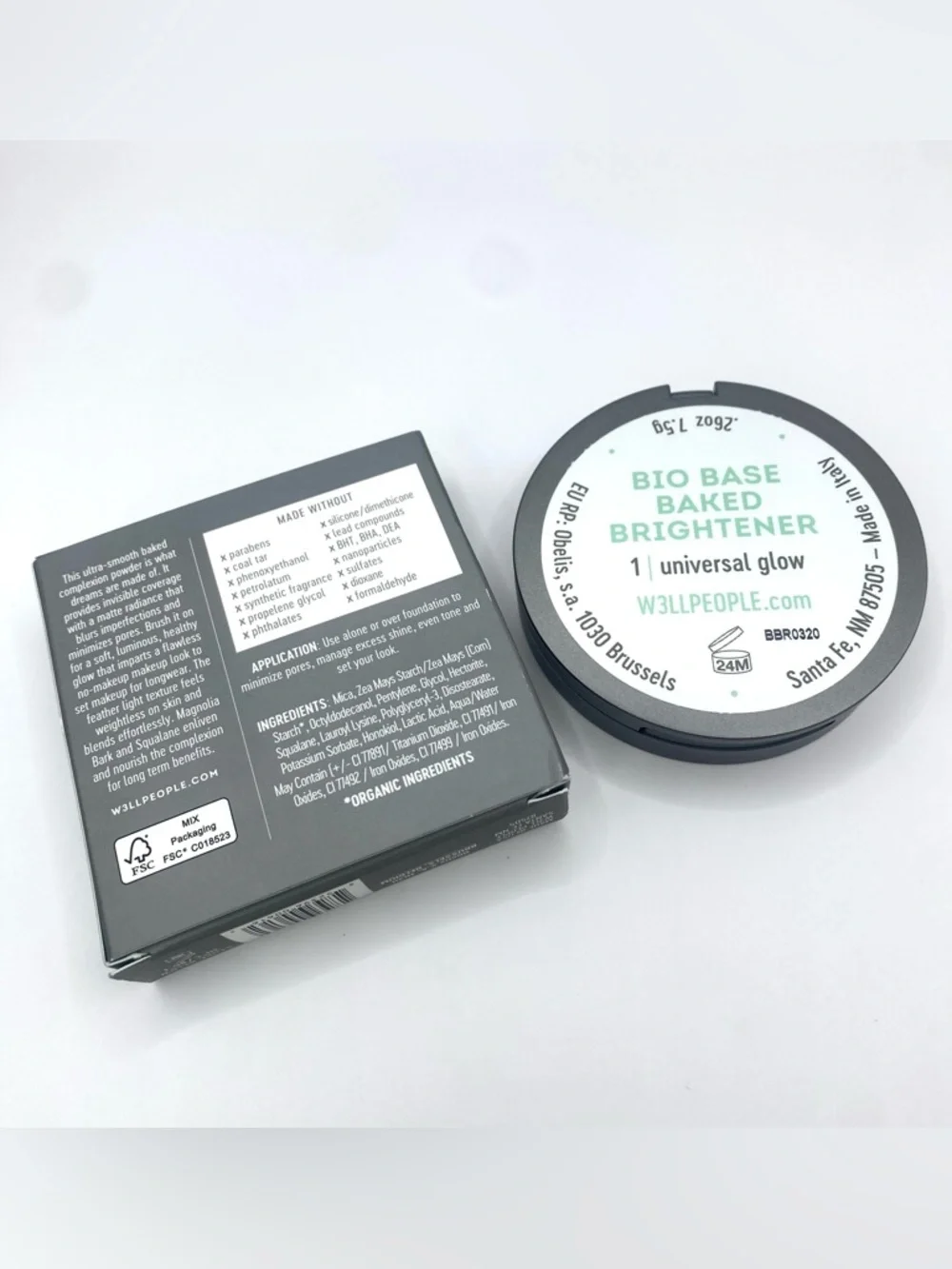 W3LL PEOPLE Bio Brightener Baked Powder‎ Universal Glow Azurant 1